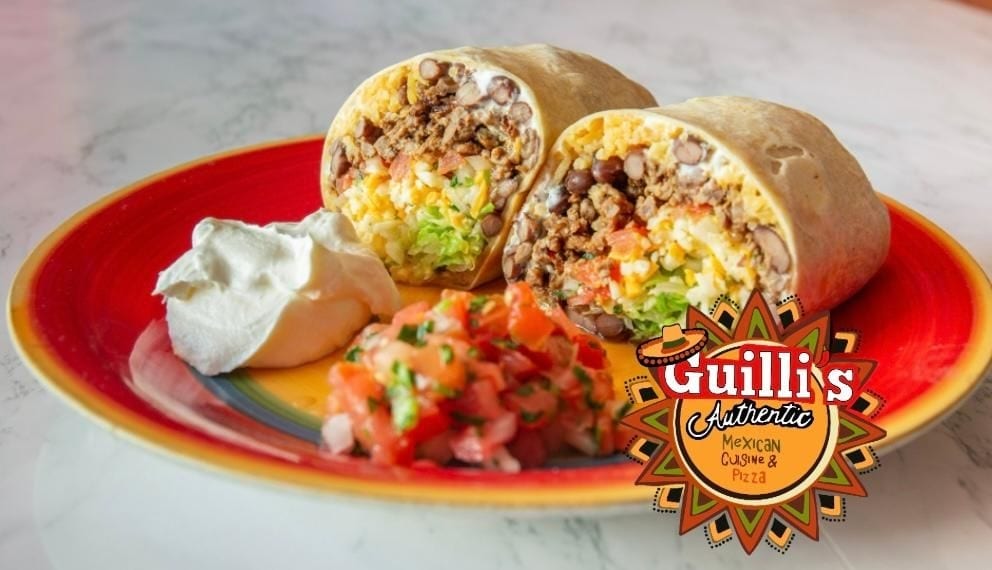 Pollo burrito.