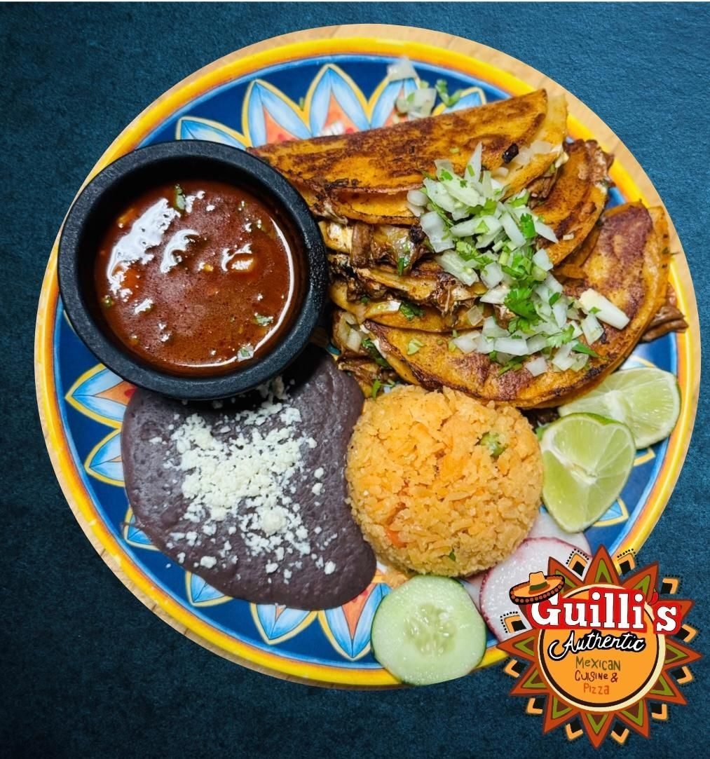 Birria taco platter.