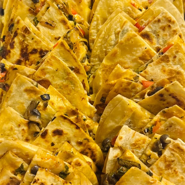 Large tray Quesadillas.