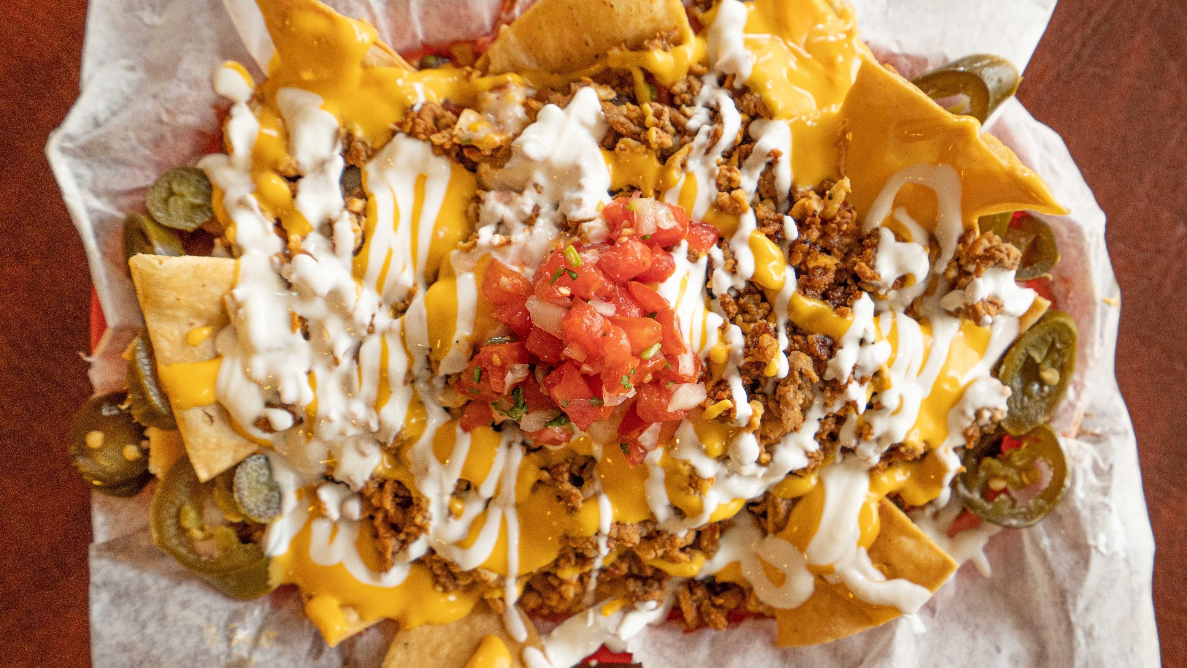 Shrimp nachos.