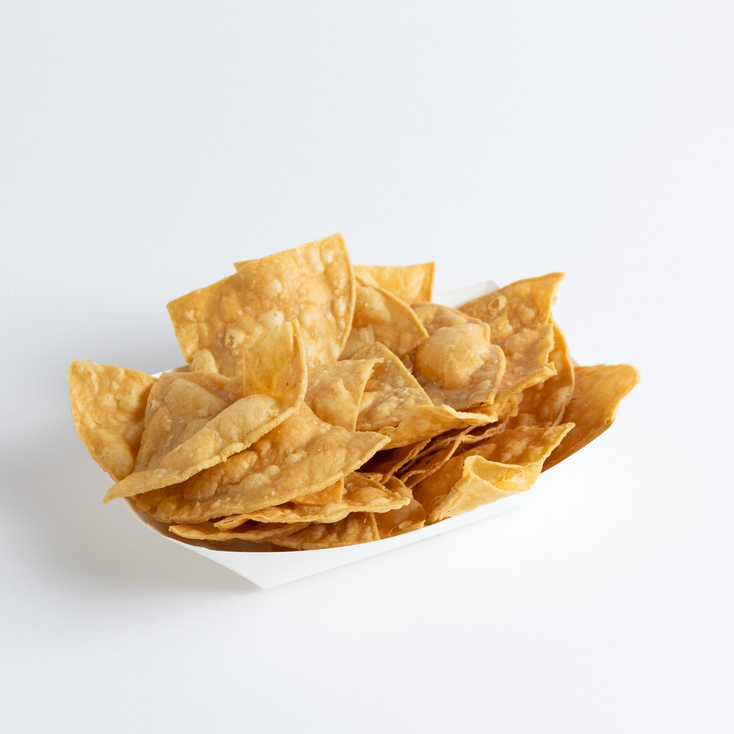 Side of tortilla chips.