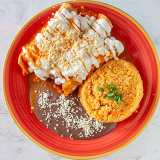 Cerdo enchiladas