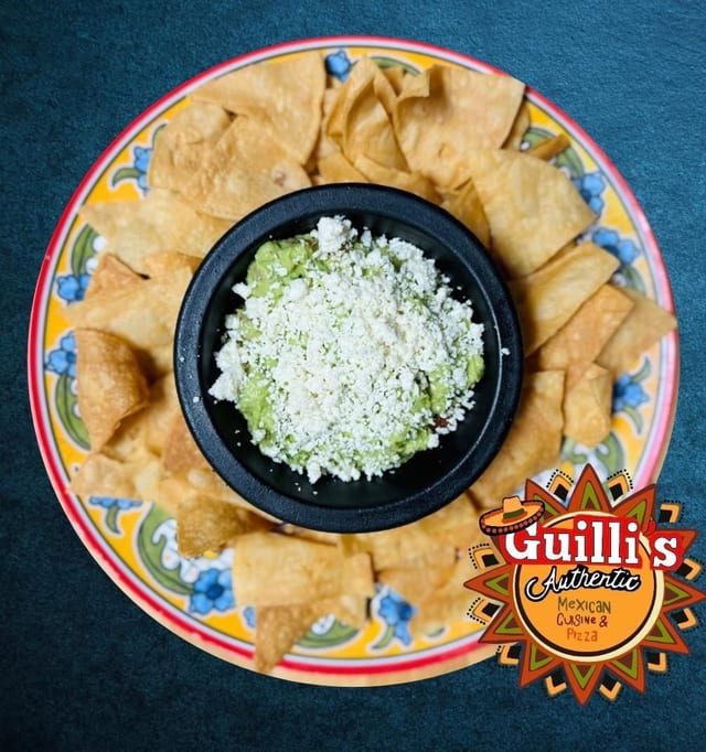 Chips and guacamole.