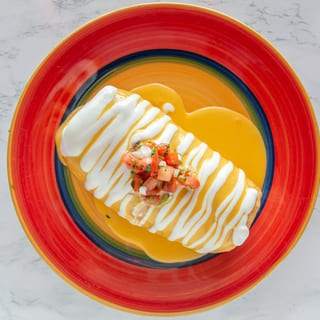 Fish chimichanga