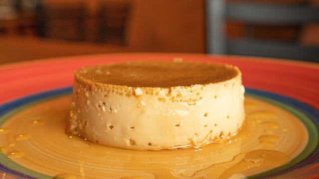 Mexican flan.