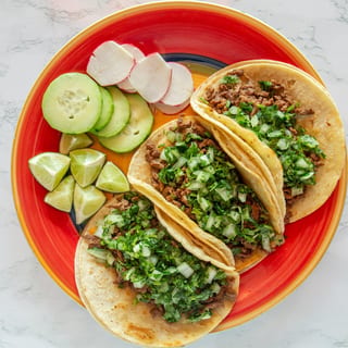 3 traditional tacos