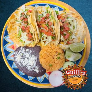 Shrimp taco platter