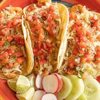 3 shrimp tacos